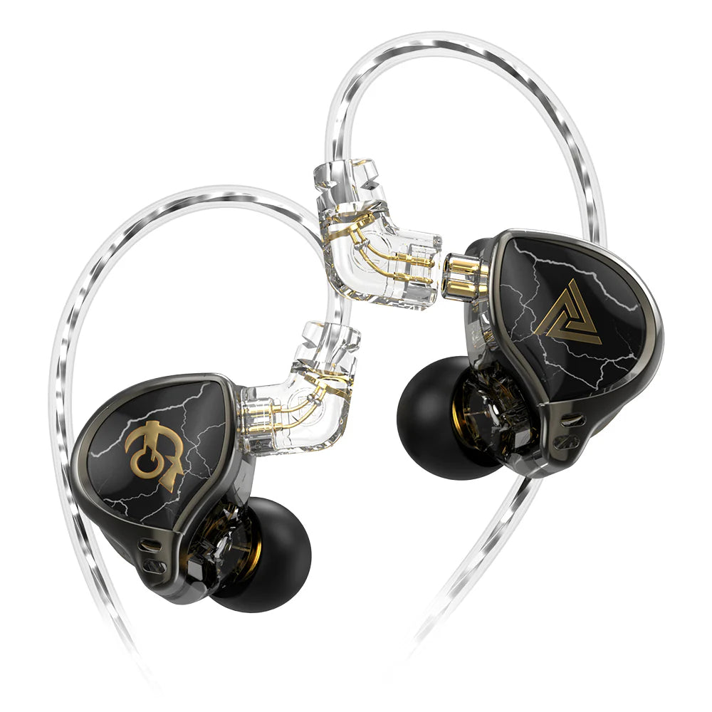 QKZ x HBB 10mm Titanium Coated Diaphragm Driver HiFi In-Ear Earphones