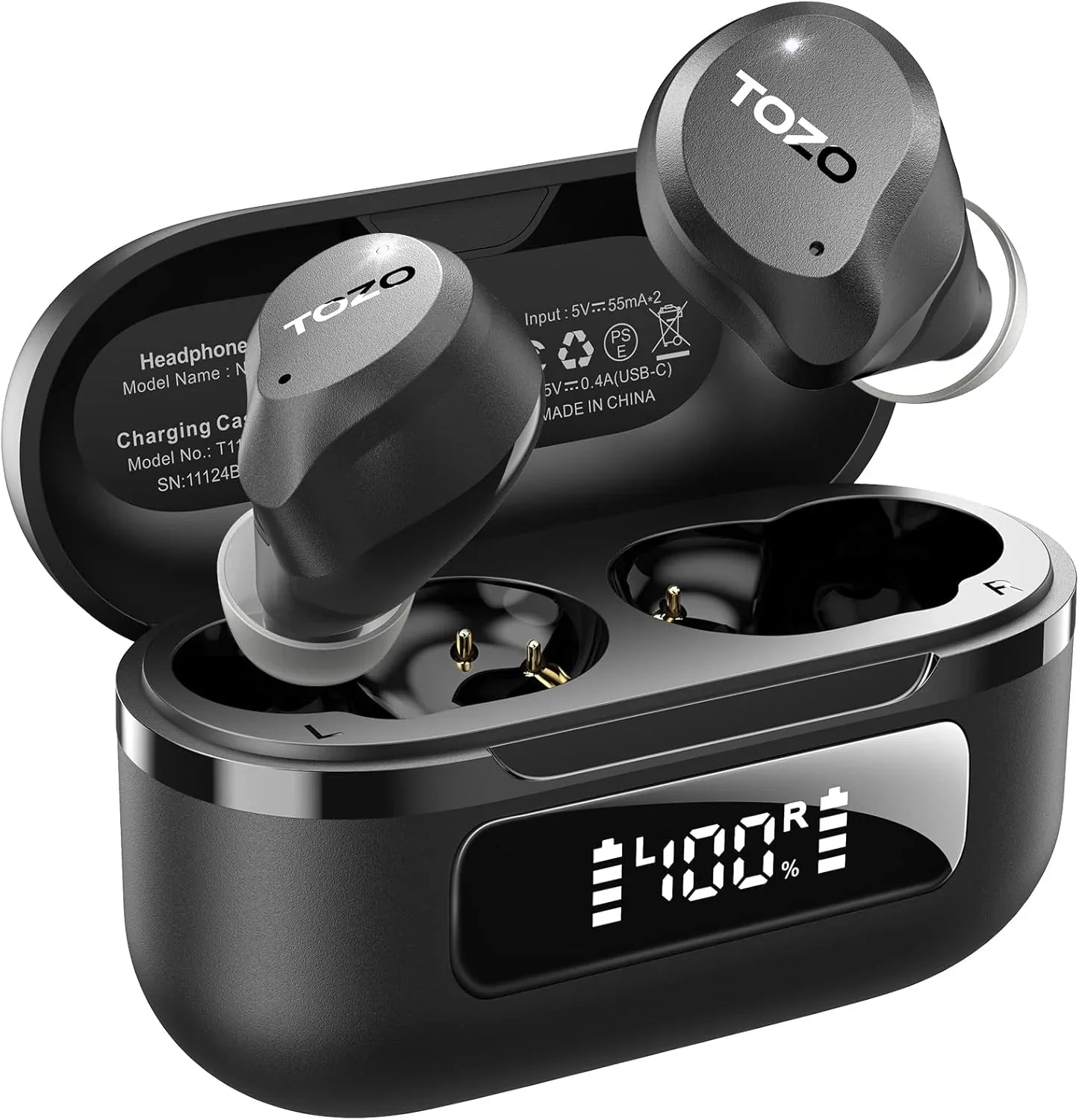 TOZO AeroSound Hybrid Active Noise Cancelling Wireless Earbuds