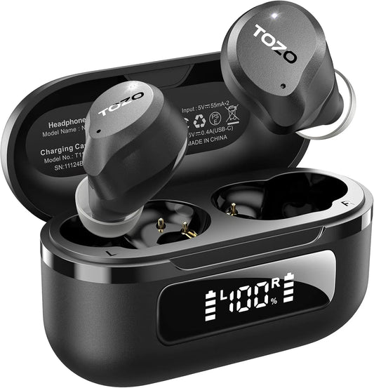TOZO AeroSound Hybrid Active Noise Cancelling Wireless Earbuds