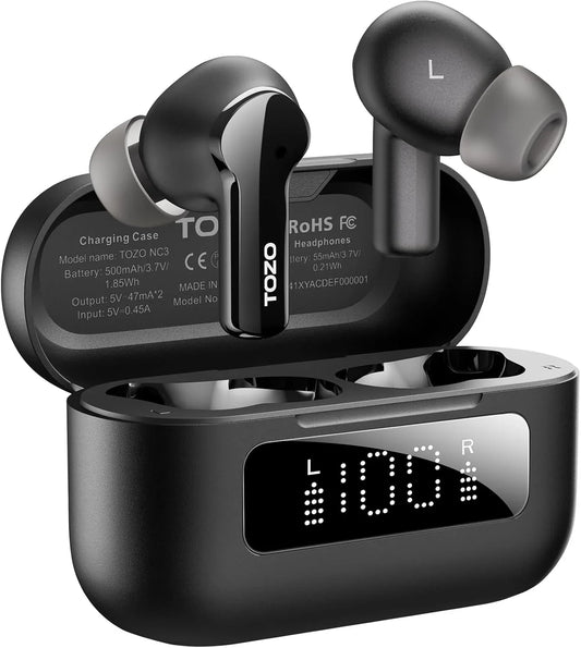 TOZO AeroSound2 Hybrid Active Noise Cancelling Wireless Earbuds