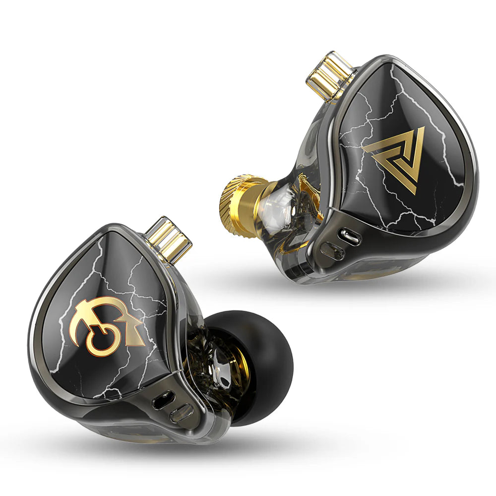 QKZ x HBB 10mm Titanium Coated Diaphragm Driver HiFi In-Ear Earphones