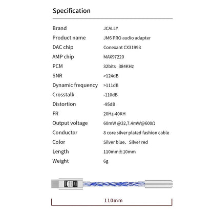 JCALLY JM6 PRO CX31993 DAC