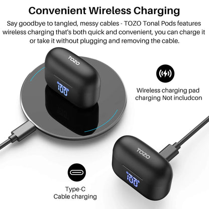 TOZO Tonal Pods Wireless Earbuds Bluetooth Headphones Success