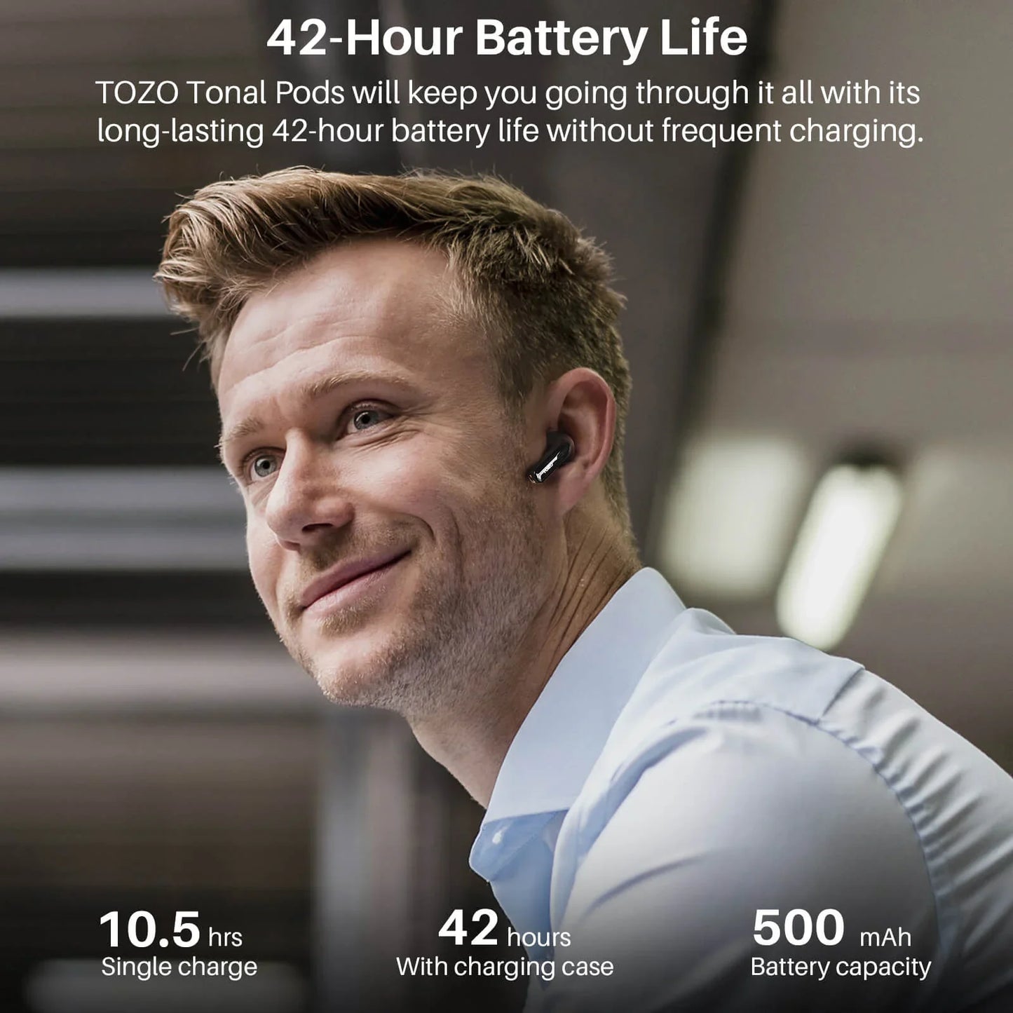 TOZO Tonal Pods Wireless Earbuds Bluetooth Headphones Success