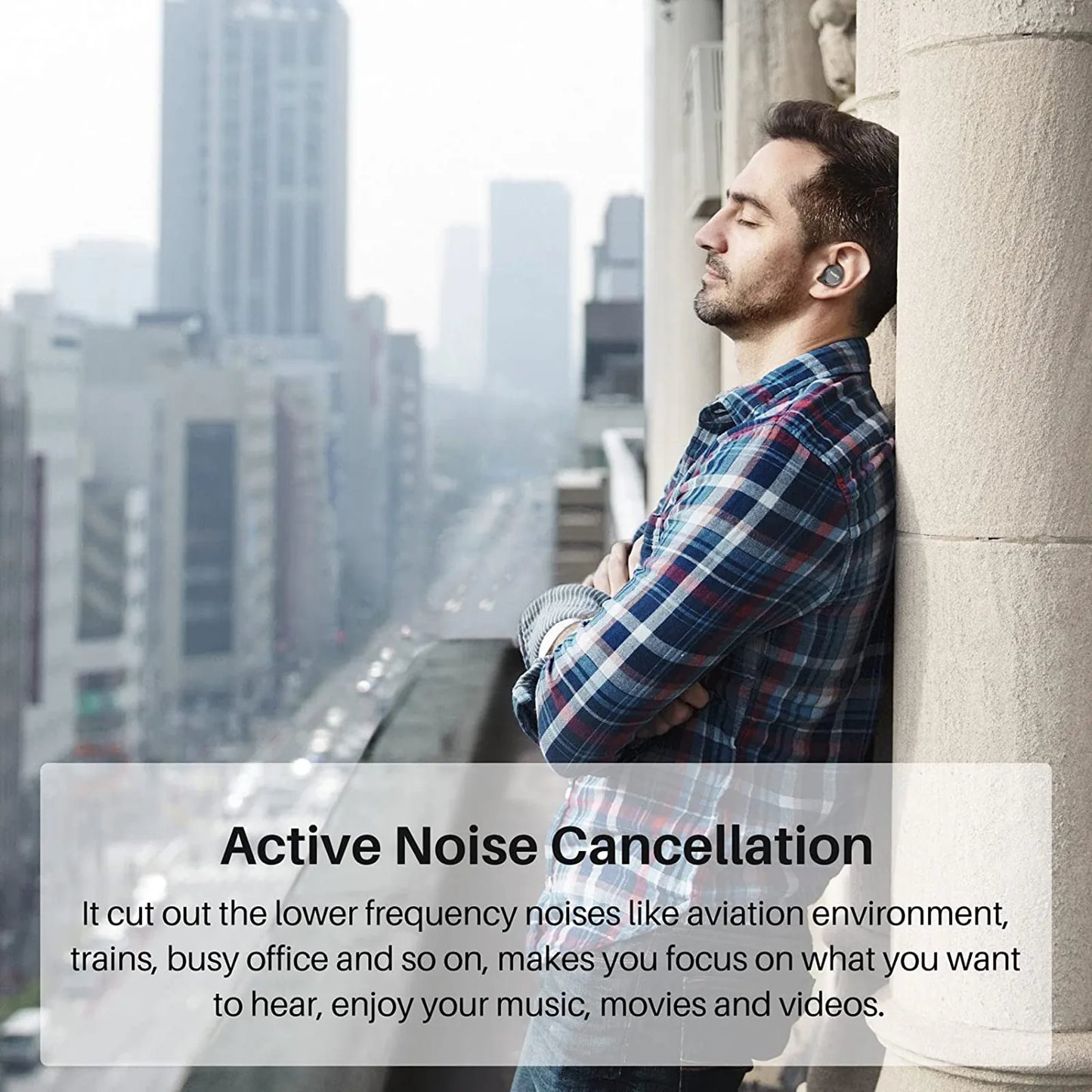 TOZO NC9 Pro Hybrid Active Noise Cancelling Wireless Earbuds