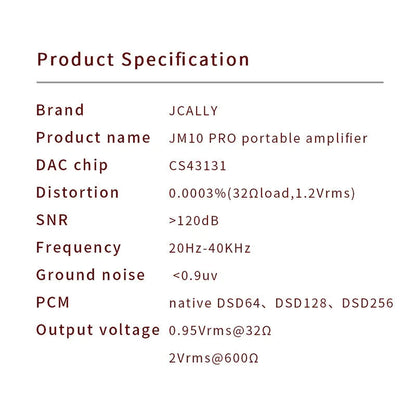 JCALLY JM10 DAC